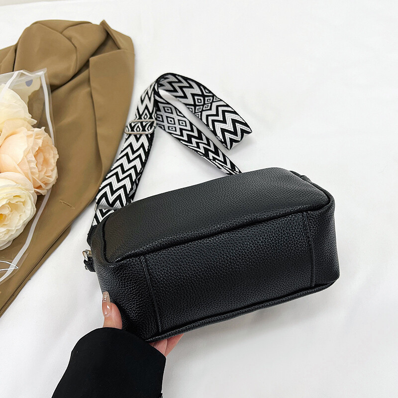 Stilīga ikdienas universāla sieviešu soma, plata plecu siksna, viena plecu soma Crossbody soma, maza kvadrātveida soma