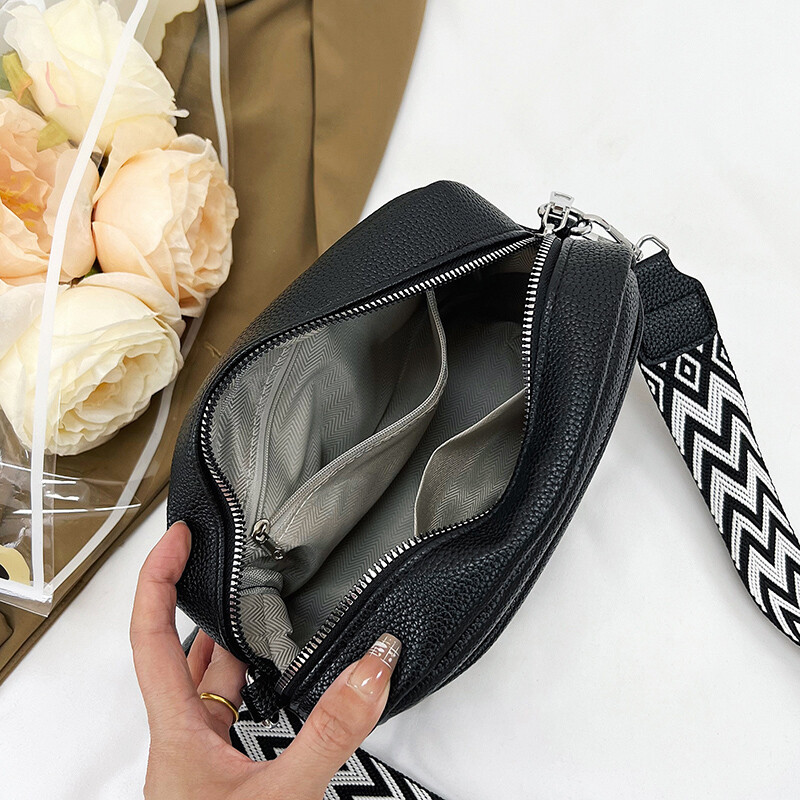 Stilīga ikdienas universāla sieviešu soma, plata plecu siksna, viena plecu soma Crossbody soma, maza kvadrātveida soma