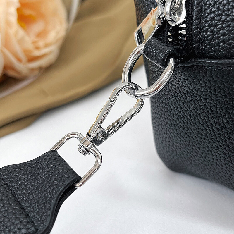 Stilīga ikdienas universāla sieviešu soma, plata plecu siksna, viena plecu soma Crossbody soma, maza kvadrātveida soma