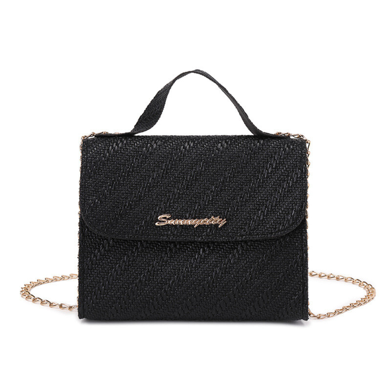 Četverokutna torba s reljefnim lancem Kožna torba za mobitel velikog kapaciteta preko ramena za žene Modna torba za rame Torba za mobitel