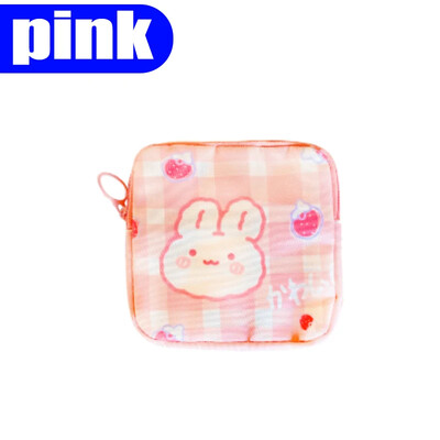 Torbica za pohranu higijenskih uložaka Torbica s uzorkom pasa zeca Slatka mala životinja Četvrtasta torbica Lagani patentni zatvarač Kozmetičke torbice