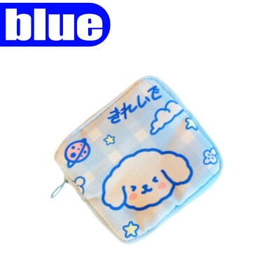 Torbica za pohranu higijenskih uložaka Torbica s uzorkom pasa zeca Slatka mala životinja Četvrtasta torbica Lagani patentni zatvarač Kozmetičke torbice