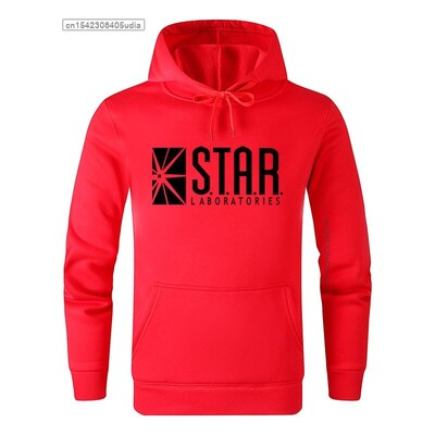 Flash Star Lab Labs, culoare neagră, hanorac pentru bărbați, noutate, Star Laboratorles, hanorace, pulover, haine pentru bărbați