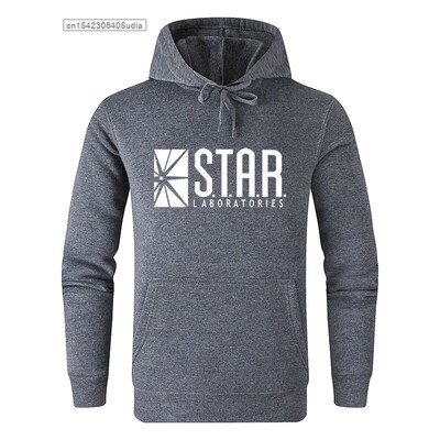 Flash Star Lab Labs, culoare neagră, hanorac pentru bărbați, noutate, Star Laboratorles, hanorace, pulover, haine pentru bărbați