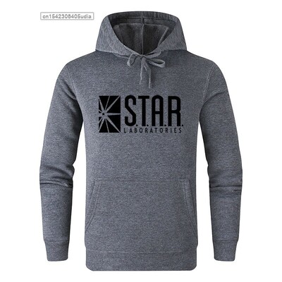 Flash Star Lab Labs, culoare neagră, hanorac pentru bărbați, noutate, Star Laboratorles, hanorace, pulover, haine pentru bărbați