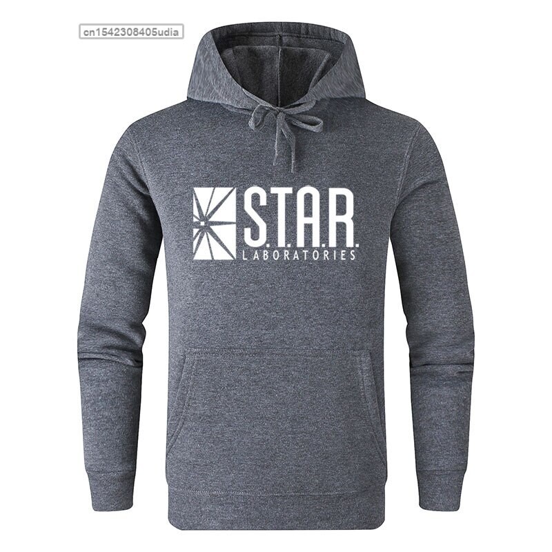 Flash Star Lab Labs, culoare neagră, hanorac pentru bărbați, noutate, Star Laboratorles, hanorace, pulover, haine pentru bărbați