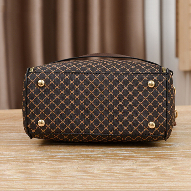 Geantă de mână nouă pentru femei, cu design de lux, geantă de mână cu găleată pentru umăr, geantă de căpătâi cu un singur umăr.