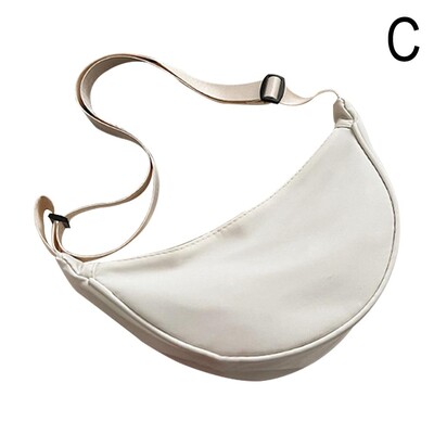 Nylon Crossbody táska nőknek divatos hordozható alkalmi hobos sport mellkas táska hónaljtáska tanulóknak gombóc alakú válltáska