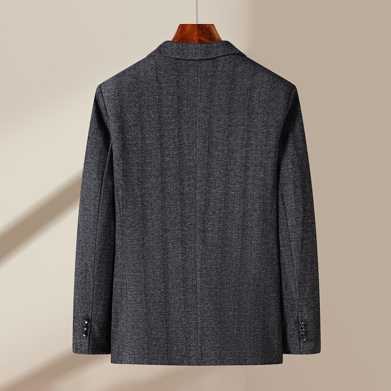 2024, de înaltă calitate, cu lână, cu un singur piept, stilat și frumos, geantă de linie, pentru bărbați, ocazională, pentru un singur costum.