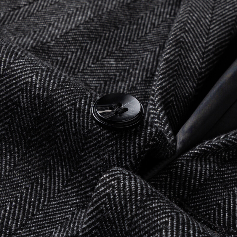 2024, de înaltă calitate, cu lână, cu un singur piept, stilat și frumos, geantă de linie, pentru bărbați, ocazională, pentru un singur costum.