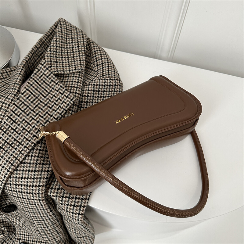 Ženske torbe na rame preko ramena PU kožne ženske torbe ispod pazuha Jednobojne male torbe s gornjom ručkom Torbice Ženske dnevne torbice