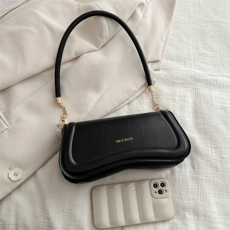 Ženske torbe na rame preko ramena PU kožne ženske torbe ispod pazuha Jednobojne male torbe s gornjom ručkom Torbice Ženske dnevne torbice