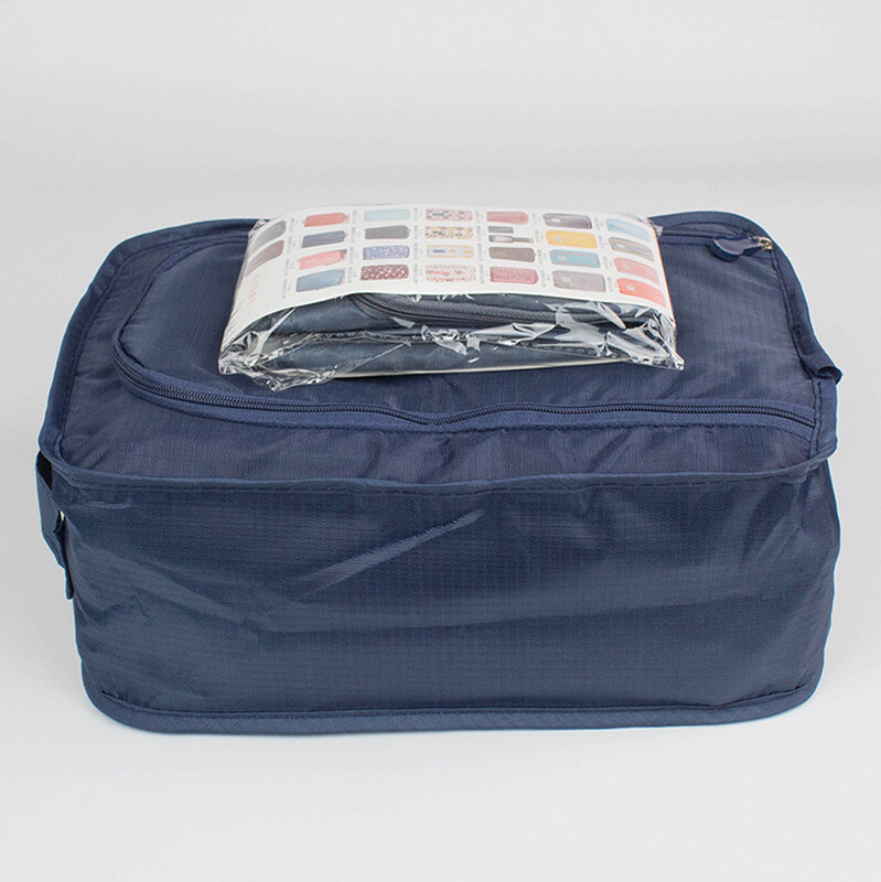 Genți portabile multifuncționale pentru pantofi, pliante din nailon, geantă de depozitare rezistentă la praf, pantofi, organizator de haine, pentru călătorie, pentru depozitare în aer liber.