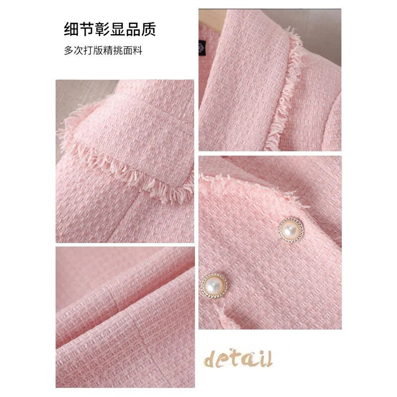 2024 Пролет Есен Популярен темперамент Моден дамски вълнен костюм Яке Корейска версия Висок клас Универсален дамски блейзър палто