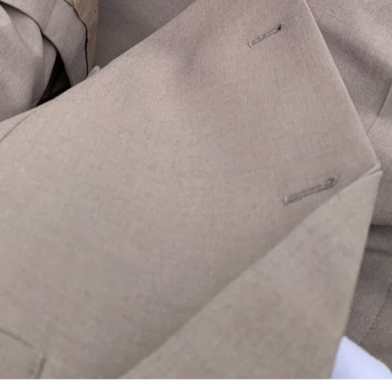 Vīriešu uzvalka jaka, japāņu un korejiešu stila High Sense Spring Trend ikdienas mazs uzvalks, melna liela izmēra jaka