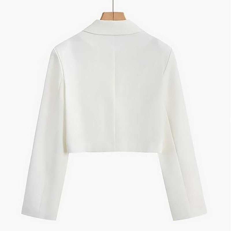 MEXZT Fashion JK Blazer Femei Harajuku de primăvară cu mânecă lungă, solidă, plină de sus, elegant, coreeană, cu butoane, chic, blazer