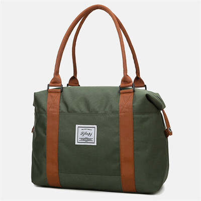 Geantă mare de călătorie de modă, genți de tote pentru cabină pentru femei, geantă de mână din pânză Oxford, geantă de umăr impermeabilă, pentru weekend, pentru noapte