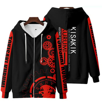 Anime Date A Live Girl Tokisaki Kurumi Nightmare Hoodies Γυναικεία Φούτερ με κουκούλα y2k Casual αγόρι για κορίτσια παιδικά μπουφάν Παλτό