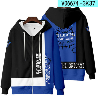 Anime Date A Live Girl Tokisaki Kurumi Nightmare Hanorac pentru femei Bărbați Hanorac cu glugă y2k Casual Băiat fete copii Jachete Mantoane