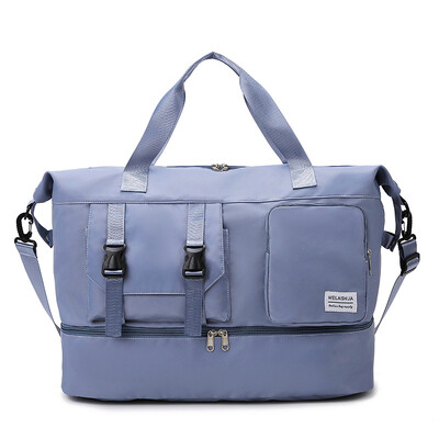 Geantă de sport Geantă de gimnastică Genți de mână de călătorie pentru bărbați, femei, umăr, pentru weekend, geantă de noapte, uscată, umedă, pentru antrenament de yoga, pachet de saci de mână