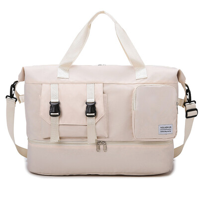 Geantă de sport Geantă de gimnastică Genți de mână de călătorie pentru bărbați, femei, umăr, pentru weekend, geantă de noapte, uscată, umedă, pentru antrenament de yoga, pachet de saci de mână