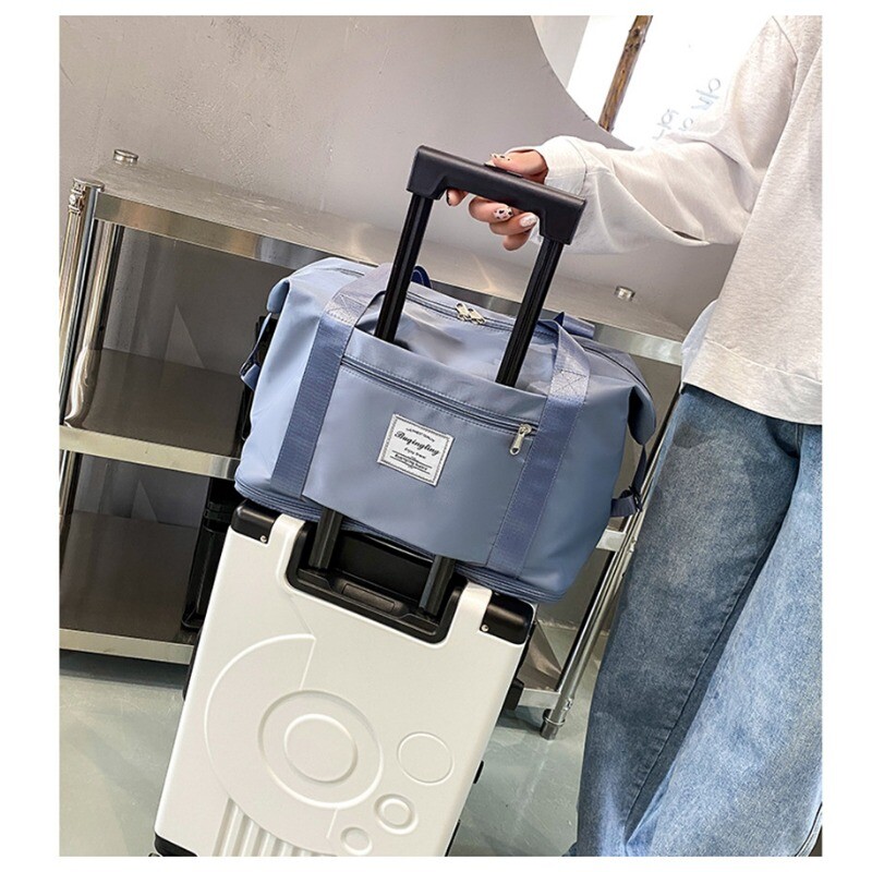 Putne torbe s dvostrukim leđima velikog kapaciteta, torba s organizatorom prtljage, ručna torba, vodootporna sklopiva torba za pohranu putne odjeće