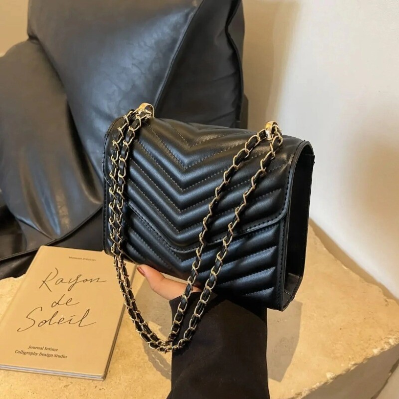 Retro modna mala četvrtasta torba na jedno rame, torbica preko ramena