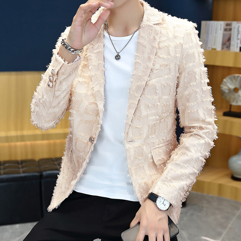 Înaltă calitate, noua versiune coreeană, costum mic, adolescenți, tricot, flux, suger, haină ocazională, subțire, modă, un singur blazer.