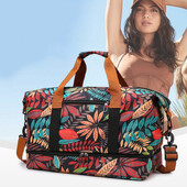 Geantă de gimnastică de călătorie Bagaj de fitness portabil, genți de mână pentru umăr, pentru femei, bărbați, geantă de sport în aer liber, geantă de yoga pentru weekend