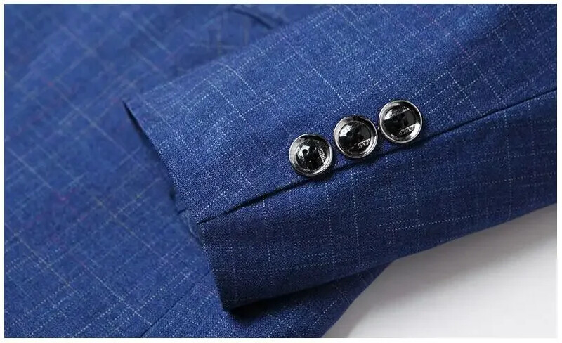 Jauns vīriešu Korejas dizains Trench Mēteļi Vīriešu Plaidi Blazeri Jakas Uzvalki Mēteļi Lietišķs Ikdienas Slim Fit Blazeri Mēteļi Vīriešu Apģērbs