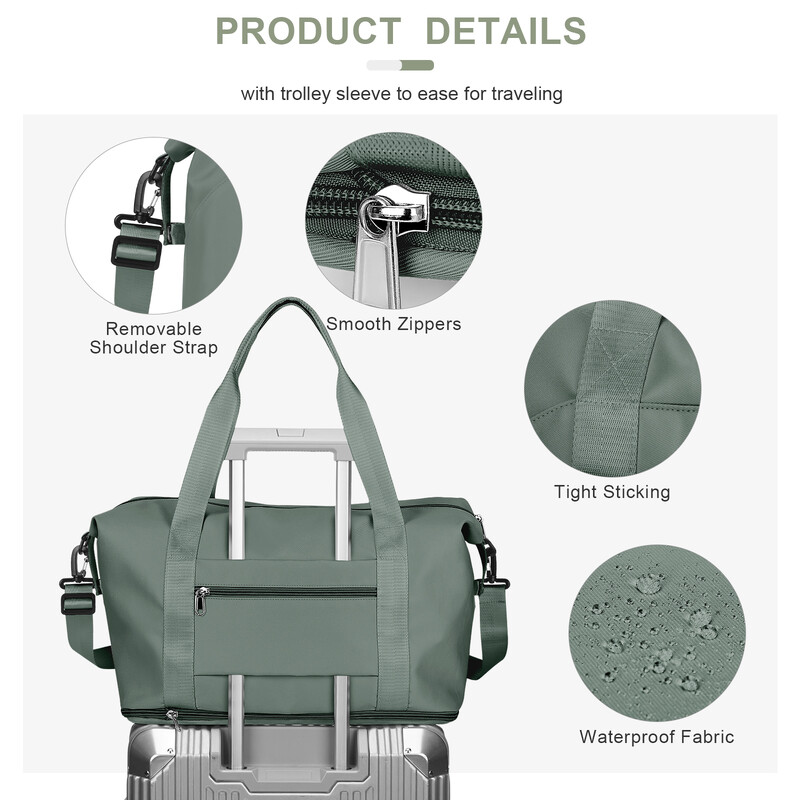 Geantă de voiaj, geantă sport pentru femei, geantă de sport pentru fitness, geantă de cabină Ryanair 40x20x25 Bagaj de mână, geantă de umăr pentru weekend geantă de călătorie