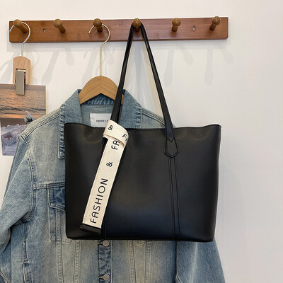 Geanta de dama Geanta de mana neagra de vara noua geanta de umar de mare capacitate geanta femeie de nisa pentru naveta Geanta tote