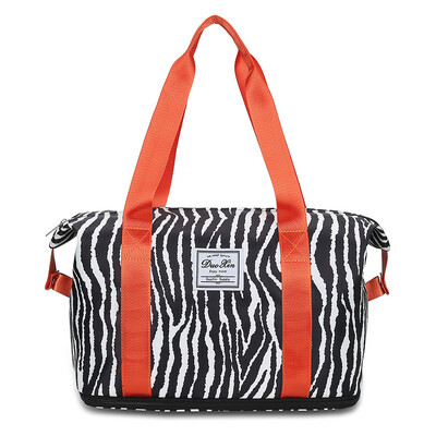 Genți de călătorie la modă noi pentru femei Bagaje impermeabile de mare capacitate, uscate și umede, geantă de călătorie de weekend pliabilă Oxford