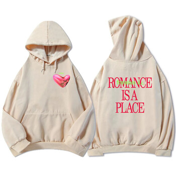 Το Romance Is A Place Hoodies Rock Band Fontaines DC Φούτερ Hip Hop Winter Hooded Pullovers Streetwear Hip Hop Graphic Hoody