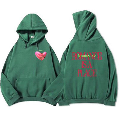 Hanorace Romance Is A Place Rock Band Fontaines DC Hanorace Hip Hop Pulovere cu glugă de iarnă Streetwear Hip Hop Graphic Hoodie