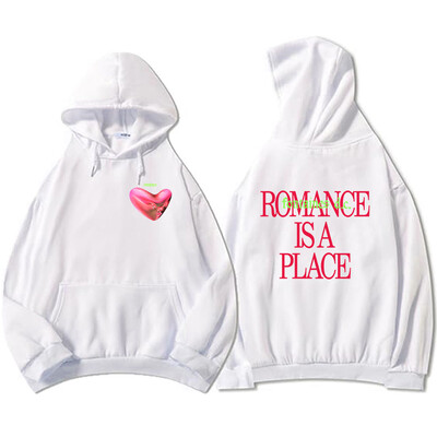 Hanorace Romance Is A Place Rock Band Fontaines DC Hanorace Hip Hop Pulovere cu glugă de iarnă Streetwear Hip Hop Graphic Hoodie