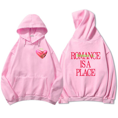 Hanorace Romance Is A Place Rock Band Fontaines DC Hanorace Hip Hop Pulovere cu glugă de iarnă Streetwear Hip Hop Graphic Hoodie