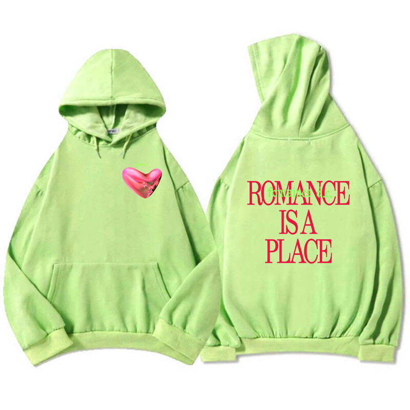 Hanorace Romance Is A Place Rock Band Fontaines DC Hanorace Hip Hop Pulovere cu glugă de iarnă Streetwear Hip Hop Graphic Hoodie