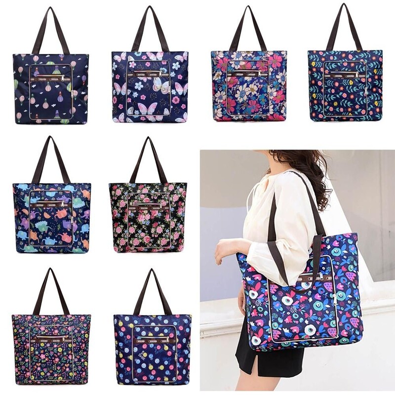 Geantă reutilizabilă pentru cumpărături, vânzare la cald, saci de depozitare pentru jucării, pliabile, impermeabile, portabile, lavabile, ecologice, pentru uz casnic