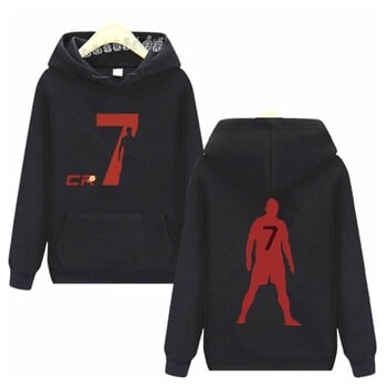 CR7 Hoodies Ανδρικά Γυναικεία Φούτερ Football Star Γραφικό γράμμα με στάμπα Νέου σχεδίου Πολυτελή Streetwear Πουλόβερ με κουκούλα