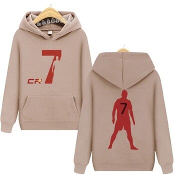 CR7 Hoodies Ανδρικά Γυναικεία Φούτερ Football Star Γραφικό γράμμα με στάμπα Νέου σχεδίου Πολυτελή Streetwear Πουλόβερ με κουκούλα