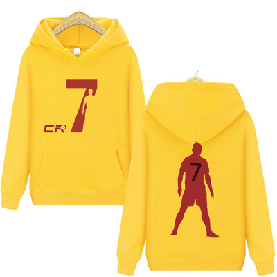 Hanorace CR7 Hanorace bărbați, femei, stea de fotbal, litere grafice imprimate, design nou, îmbrăcăminte de lux, pulovere, cămașă cu glugă