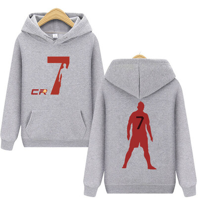 Hanorace CR7 Hanorace bărbați, femei, stea de fotbal, litere grafice imprimate, design nou, îmbrăcăminte de lux, pulovere, cămașă cu glugă
