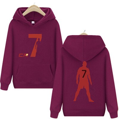 Hanorace CR7 Hanorace bărbați, femei, stea de fotbal, litere grafice imprimate, design nou, îmbrăcăminte de lux, pulovere, cămașă cu glugă