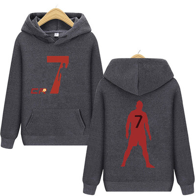 Hanorace CR7 Hanorace bărbați, femei, stea de fotbal, litere grafice imprimate, design nou, îmbrăcăminte de lux, pulovere, cămașă cu glugă