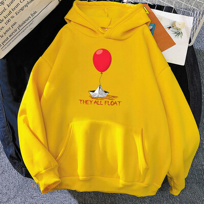 Horor film StephenKing It Clown Sweatshirts dugih rukava Žene_Muškarci Zimske majice s kapuljačom Ležerne ženske Puloveri s grafičkim printom Topovi