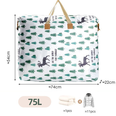 Vreća za pohranu popluna, torba za završnu obradu odjeće, poplun velikog kapaciteta, vodootporan i otporan na vlagu, torba za selidbu, torba za pakiranje