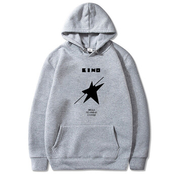 Το θρυλικό ροκ συγκρότημα της Ρωσίας Viktor Tsoi Kino A Star Named Sun Album Graphic Hoodie Ανδρικά Γυναικεία Βαμβακερά casual oversized φούτερ