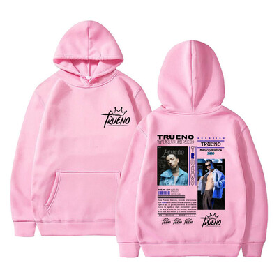 Reperis Trueno Mateo Palacios 2024. gada divpusējs apdrukas kapucis vīriešiem, sievietēm, modes hiphopa džemperis vīriešu vintage lielizmēra kapuces