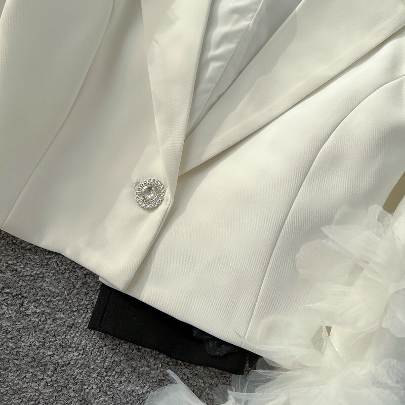 Șic cu crestătură Elemente de bază cu mânecă lungă, elegant, tridimensional, floral, subțire, îmbrăcăminte de stradă franceză, top de toamnă iarnă